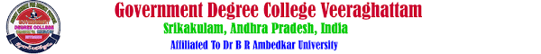Government Degree college, Veeraghattam Logo