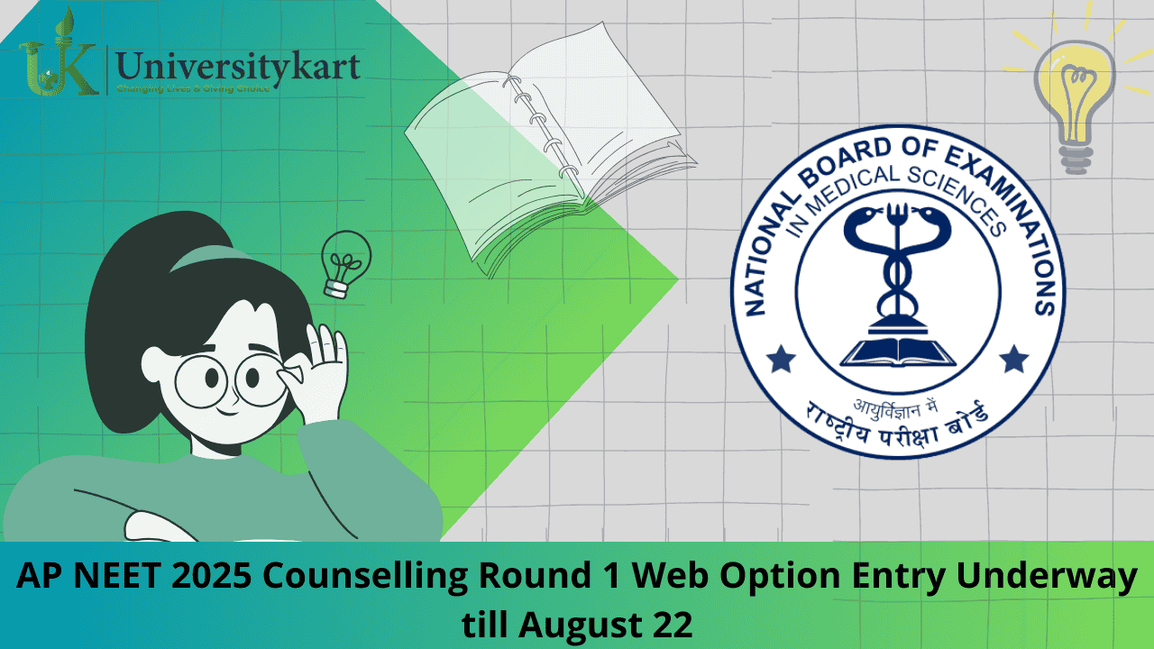 AP NEET 2025 Counselling Round 1 Web Option Entry