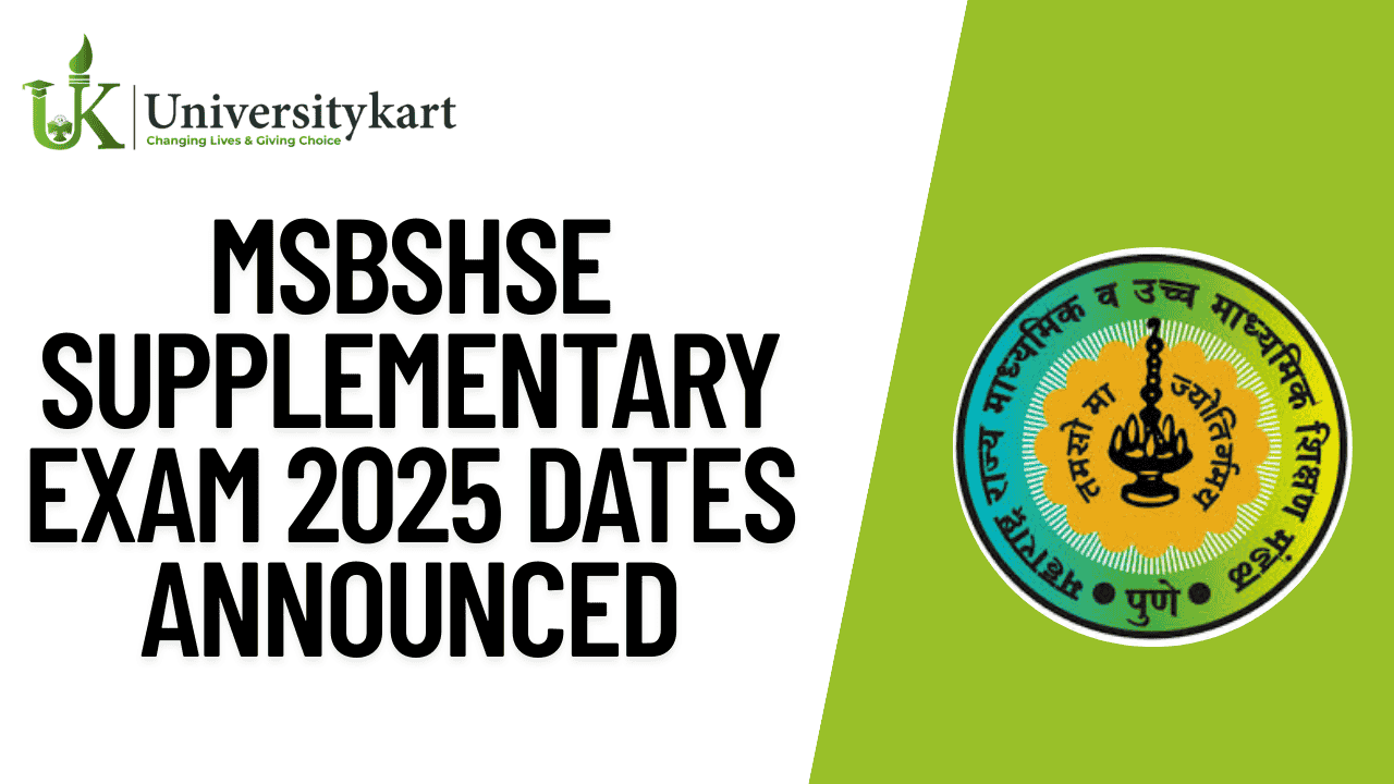 MSBSHSE Supplementary Exam 2025 Dates Announced 