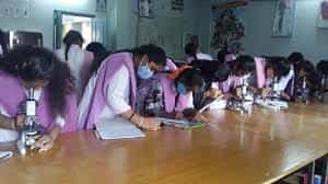 Practical Class of NTR Government Degree College, Valmikipuram in Chittoor	
