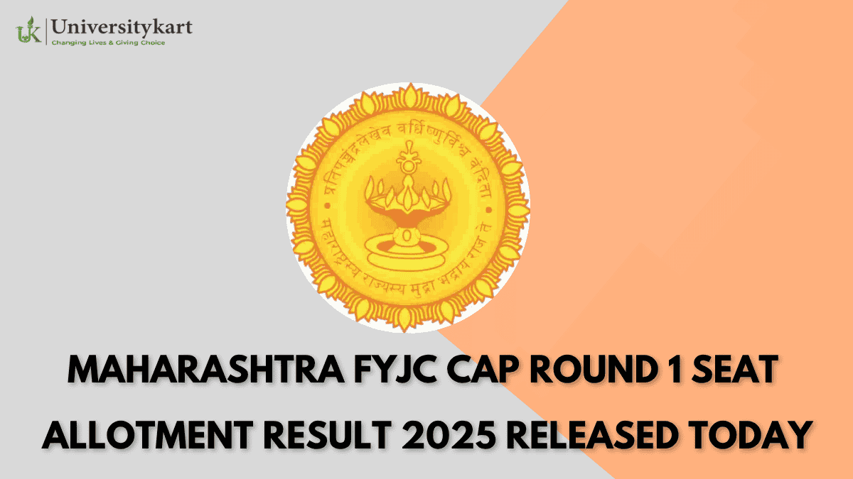 Maharashtra FYJC CAP Round 1 Seat Allotment