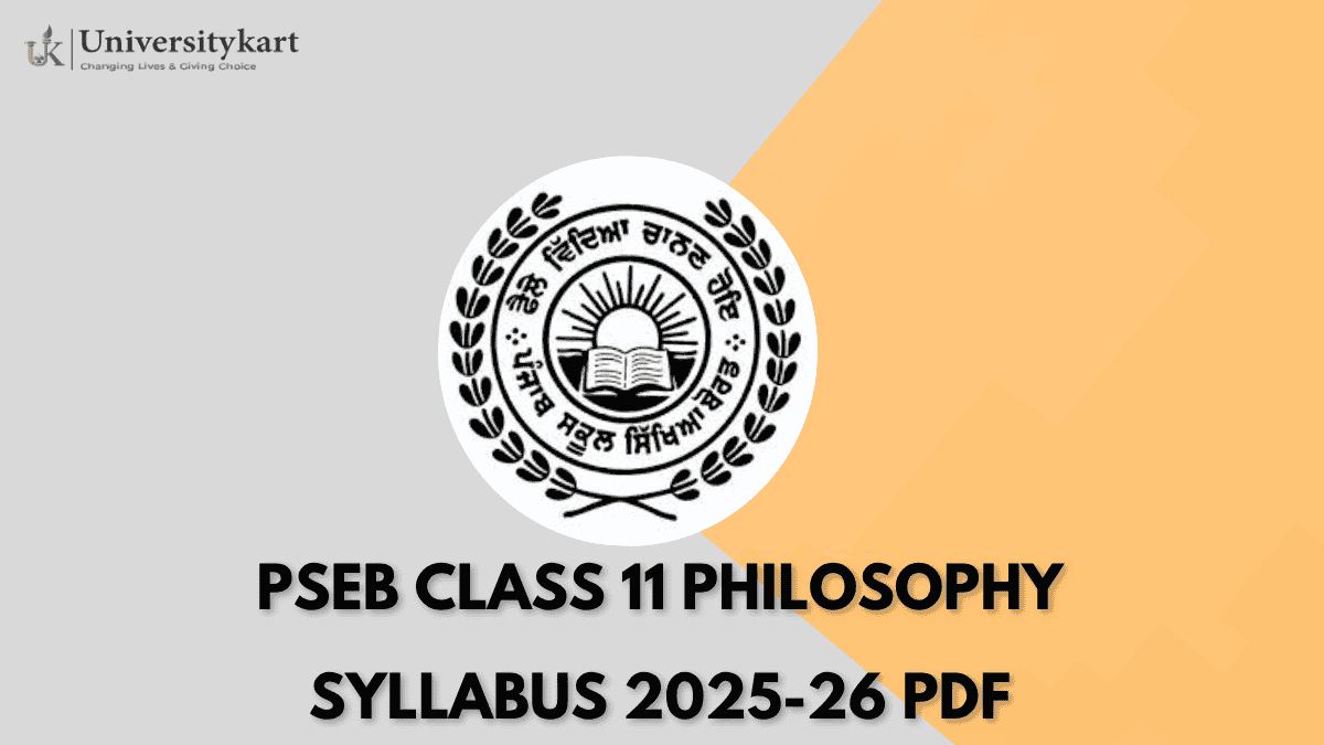 PSEB Class 11 Philosophy Syllabus