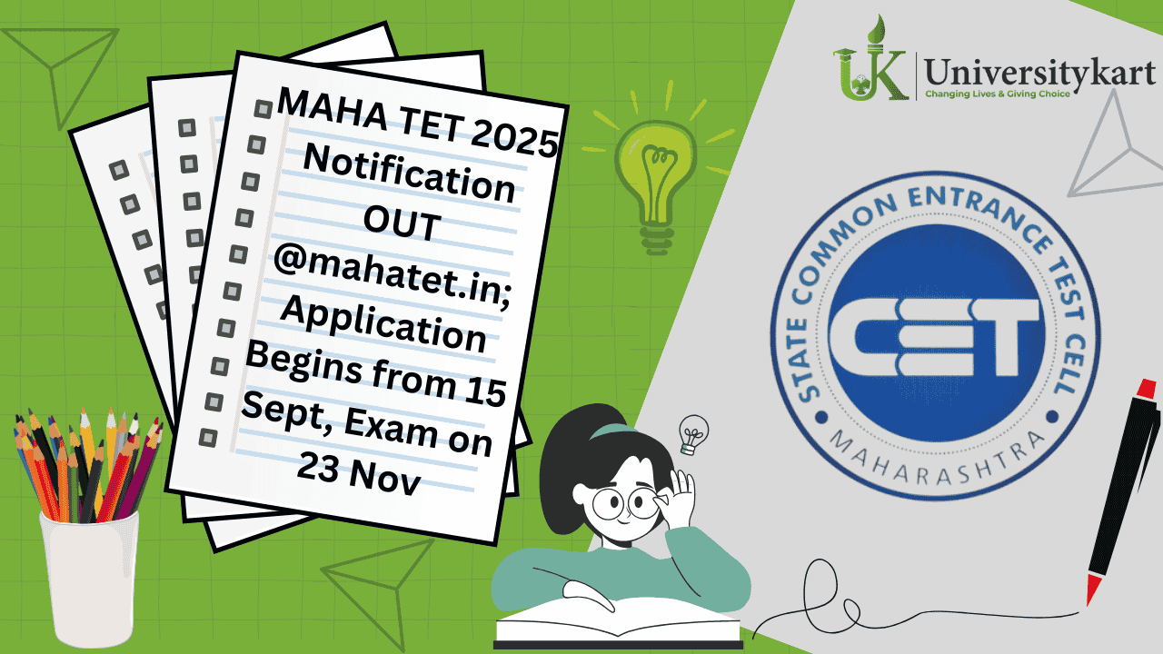 MAHA TET 2025 Notification OUT @mahatet.in