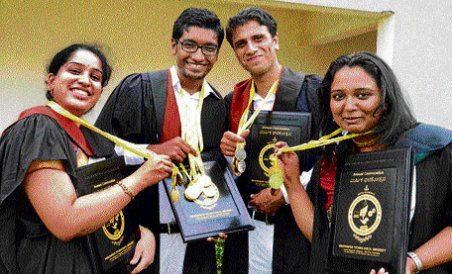 Convocation at Vesveswaraiah Technological University in 	Bangalore Urban