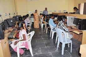 Computer Center of Subharam Government Degree College, Punganur in Kadapa
