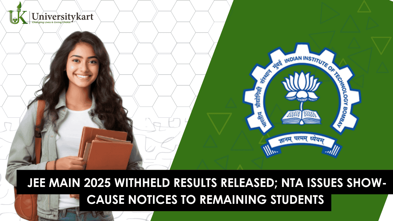  JEE Main 2025 Withheld Results Released