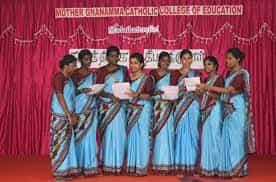 Annual Function day Girls Group Welcome Song  Photo Mother Gnanamma Catholic College Of Education - [MGCCE], Kanyakumari in Kanyakumari