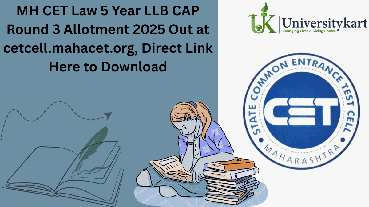 MH CET Law 5-Year LLB 2025 CAP Round 3