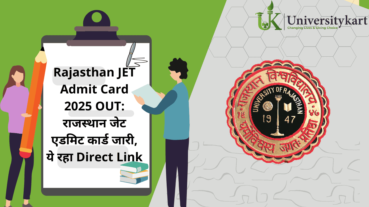 Rajasthan JET Admit Card 2025 OUT