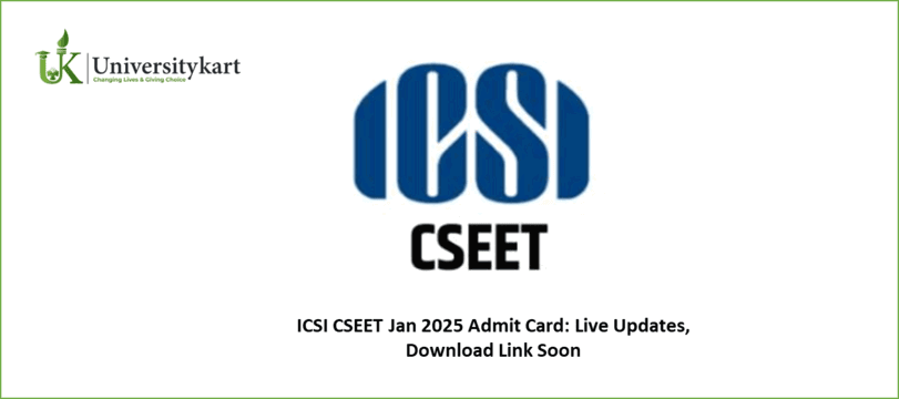 ICSI CSEET Jan 2025 Admit Card