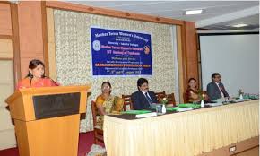 Staff Meeting at Mother Teresa Women's University in Dharmapuri	