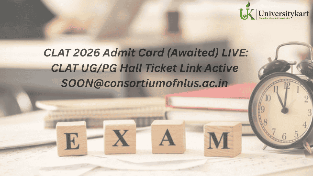 CLAT 2026 Admit Card (UG/PG) LIVE