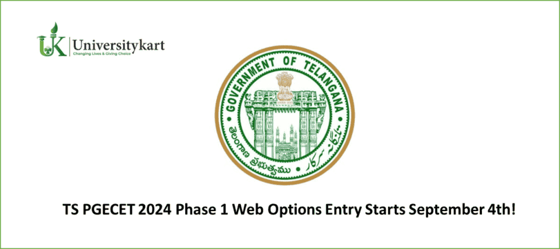 TS PGECET 2024 Phase 1 Web Options Entry Starts 