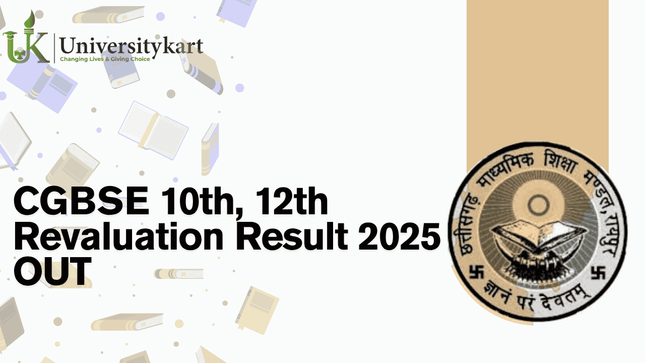 CGBSE 10th, 12th Revaluation Result 2025 OUT