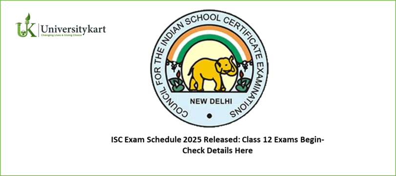 ISC Exam Schedule 2025 Released: Class 12 Exams