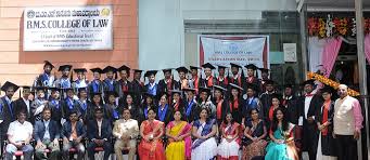 Convocation at Bangalore Institute of Legal Studies in 	Bangalore Urban