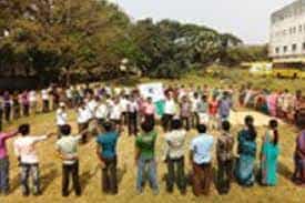 Students of Government Degree College, Mandapeta in East Godavari	