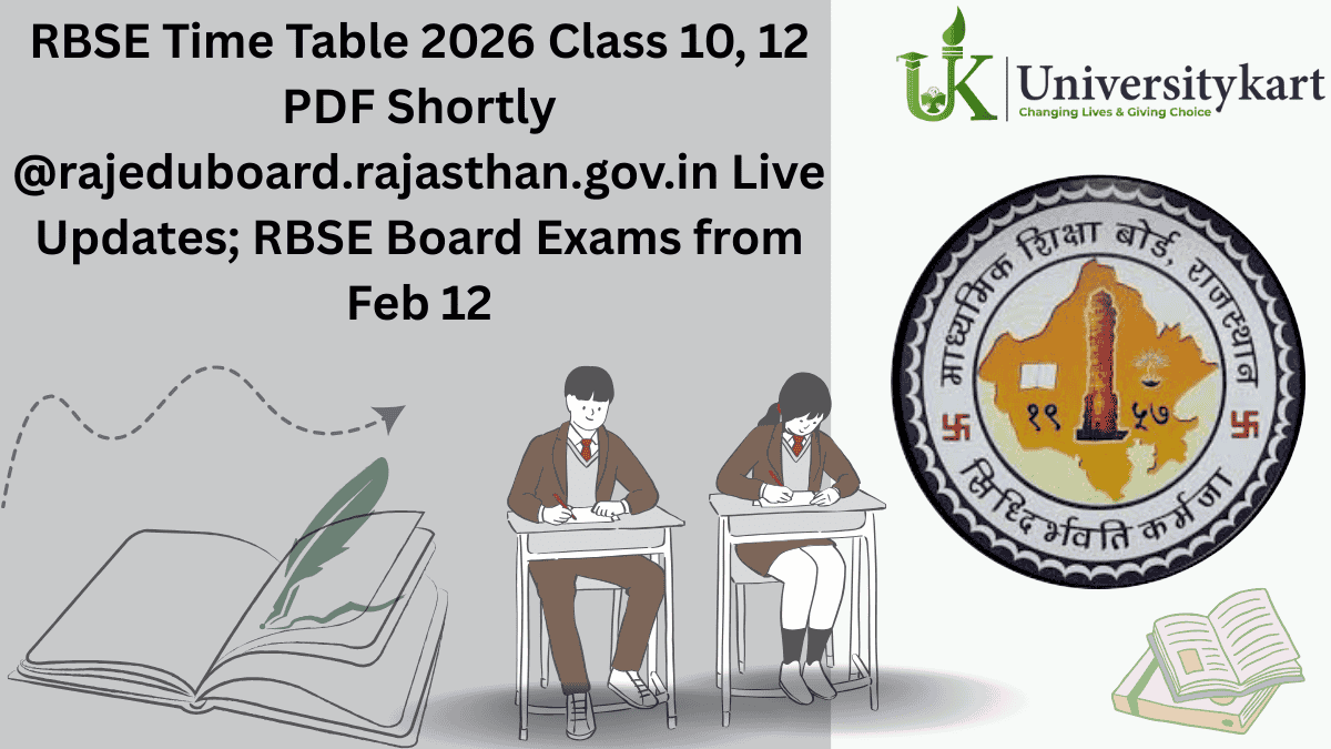 RBSE Time Table 2026