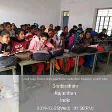 Classroom S.B.D. Government College, Sarrdarshahr Churu