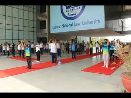 Yoga Class Photo Gujarat National Law University (GNLU), Silvassa in Silvassa