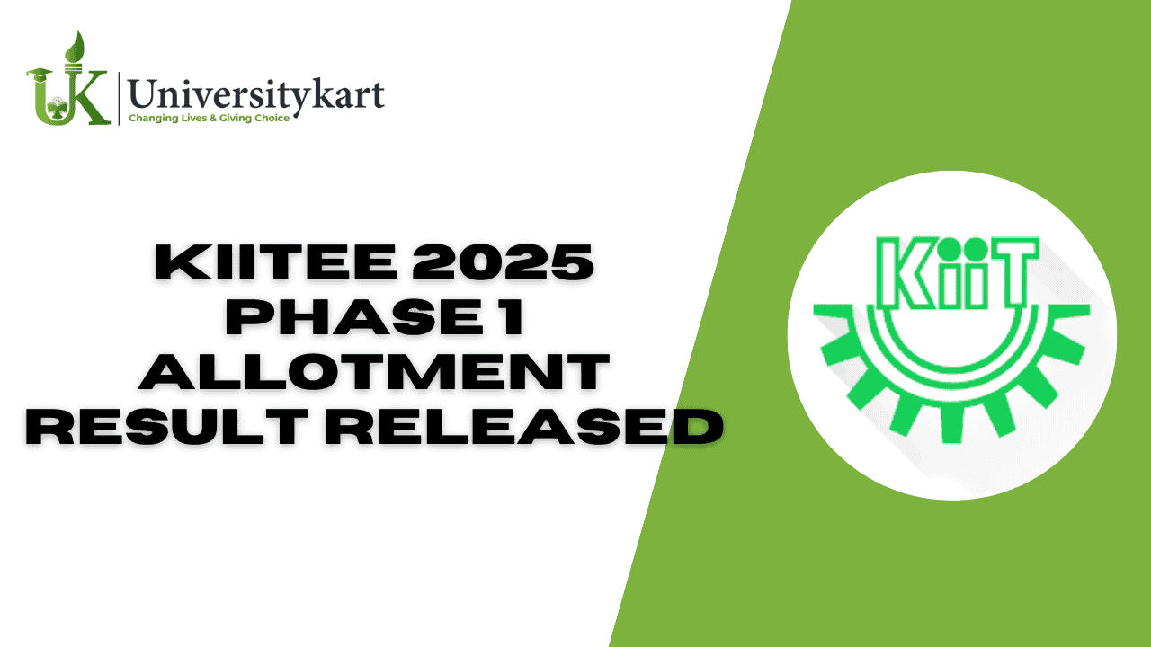 KIITEE 2025 Phase 1 Allotment Result Released