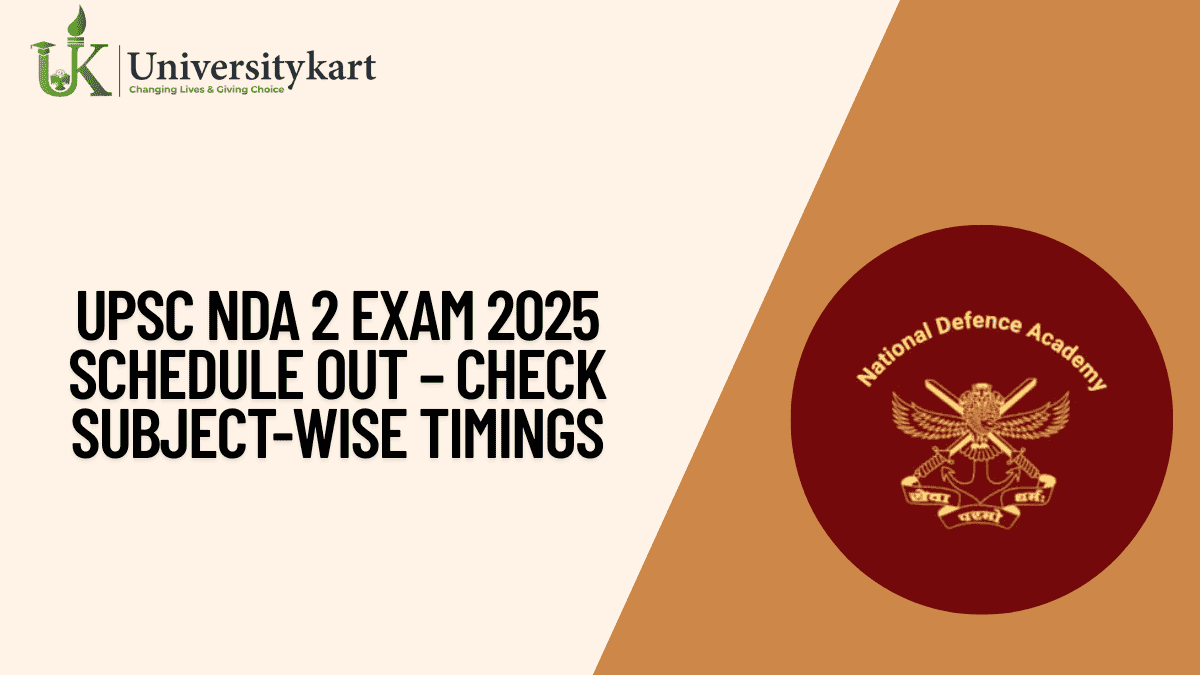 UPSC NDA 2 Exam 2025 Schedule