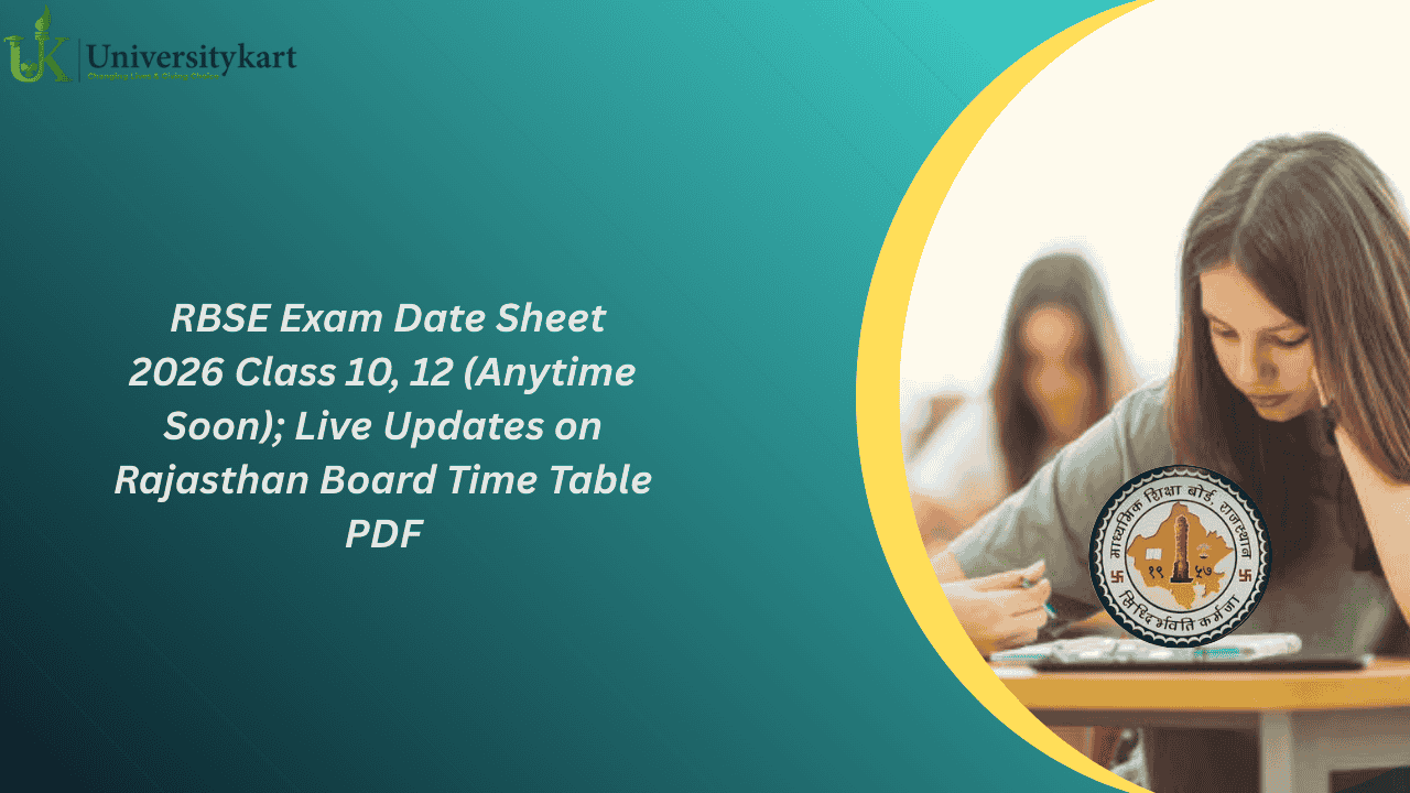 RBSE Exam Date Sheet 2026 Class 10, 12