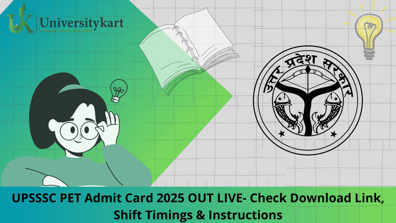 UPSSSC PET Admit Card 2025 OUT