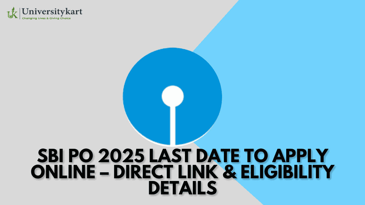 SBI PO 2025 Last Date to Apply Online