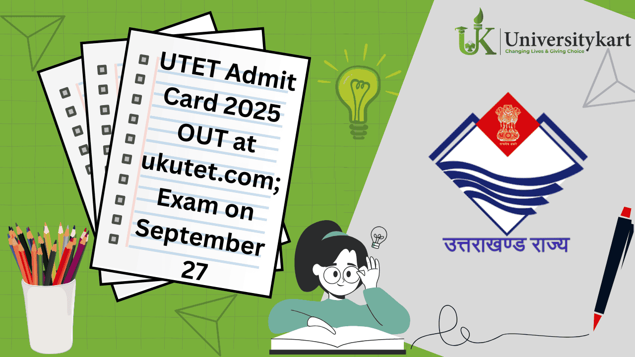 UTET Admit Card 2025 OUT