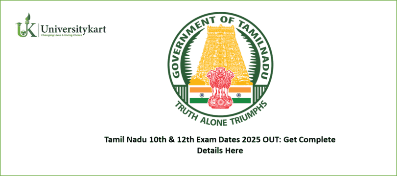 Tamil Nadu 10th & 12th Exam Dates 2025 OUT