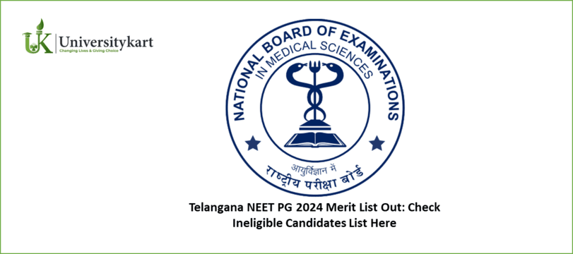 Telangana NEET PG 2024 Merit List Out