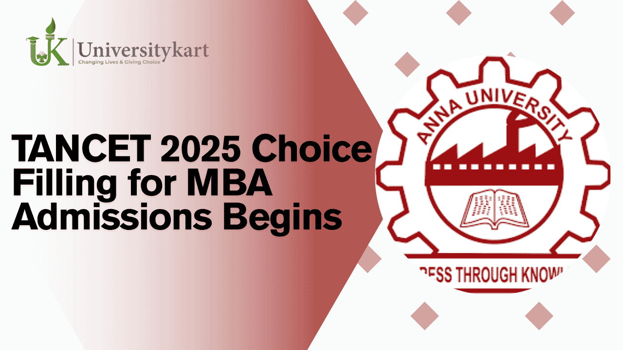 TANCET 2025 Choice Filling for MBA Admissions Begins,