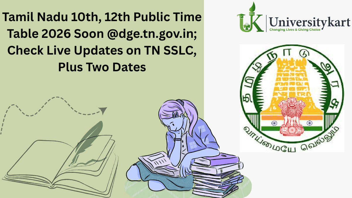 Tamil Nadu 10th, 12th Public Exam Time Table 2026