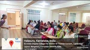 Classroom St. Anne‘S Degree College For Women, Bangalore