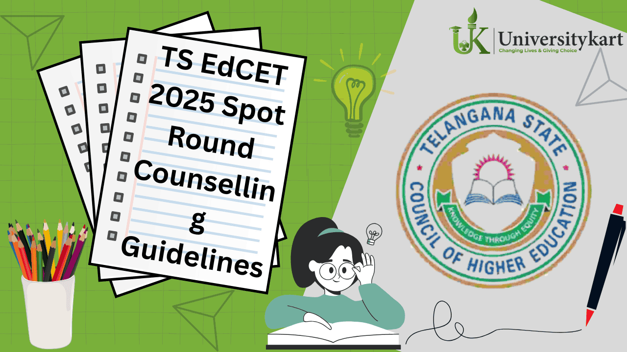 TS EdCET 2025 Spot Round Counselling Guidelines