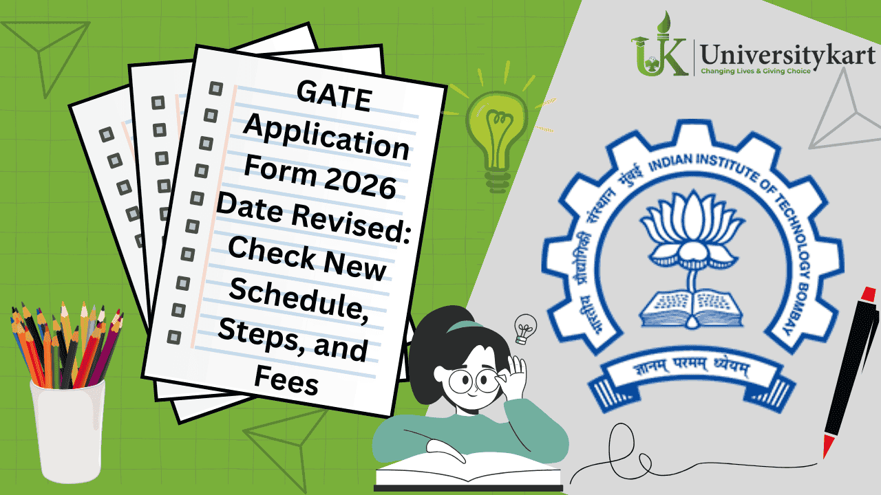 GATE Application Form 2026 Date Revised
