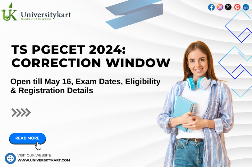  TS PGECET 2024: Correction Window Open till May 16, Exam Dates, Eligibility & Registration Details