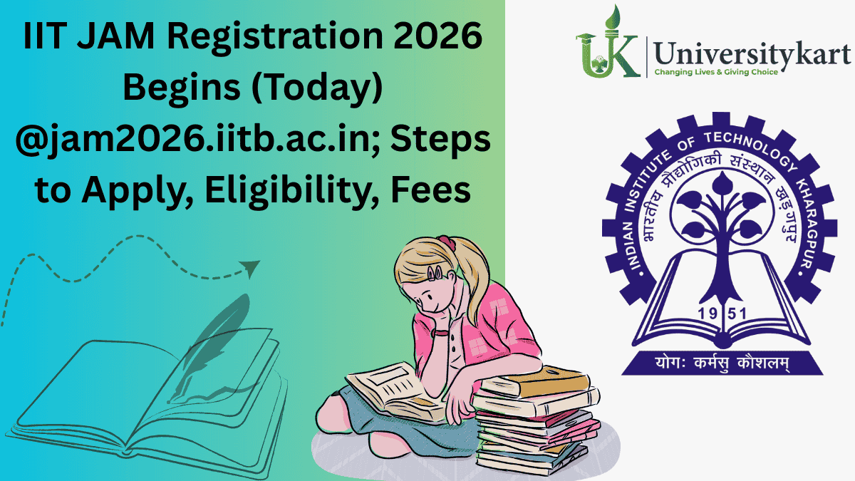 IIT JAM 2026 Application Form Live