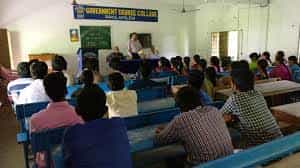 Class Room of Government Degree College, Chintalapudi in West Godavari	