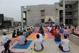 Yoga Activities Dr. Babasaheb Ambedkar Open University in Ahmedabad