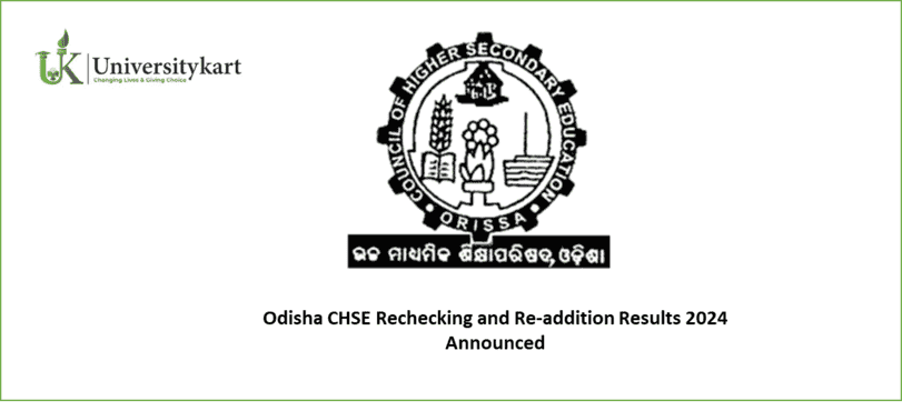 Odisha CHSE Rechecking and Re-addition Results 2024