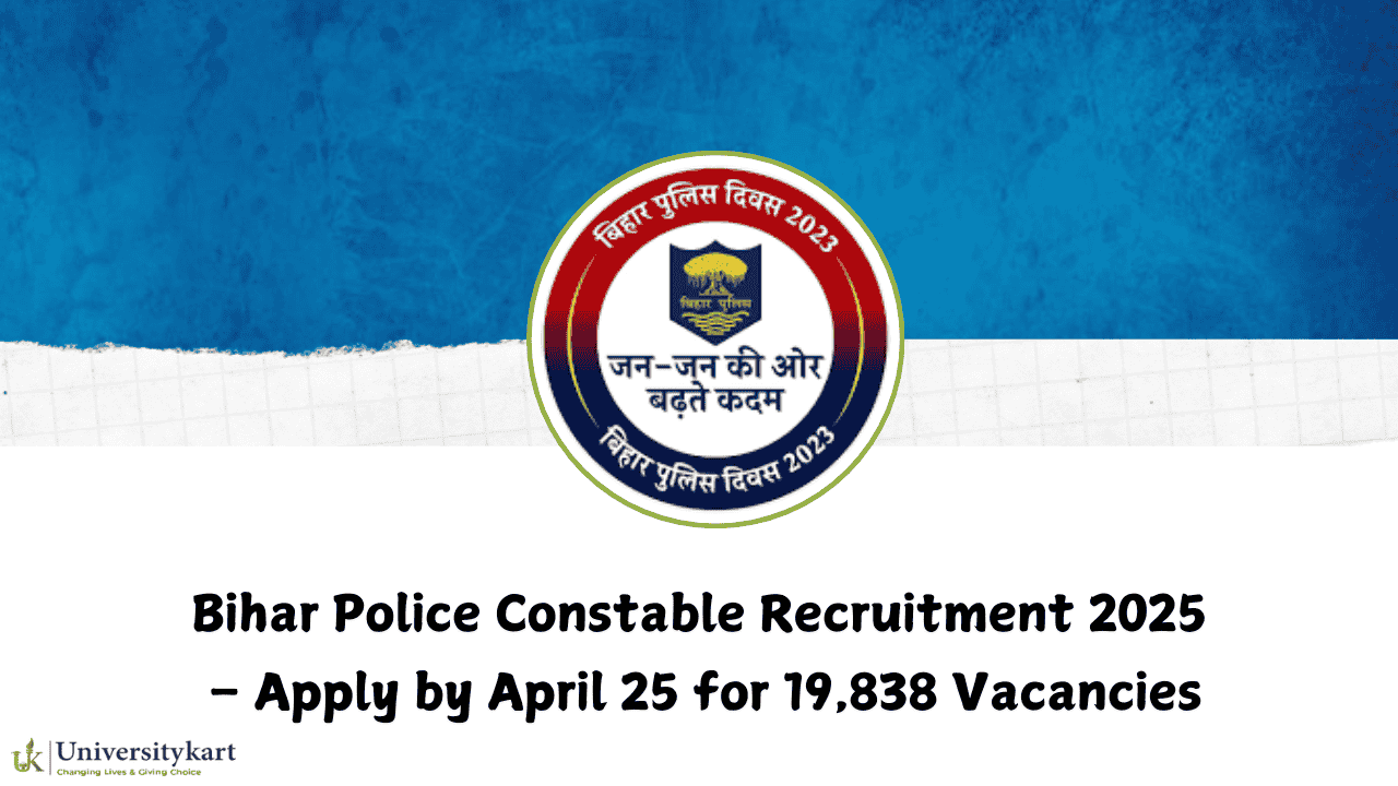 Bihar Police Constable Recruitment 2025