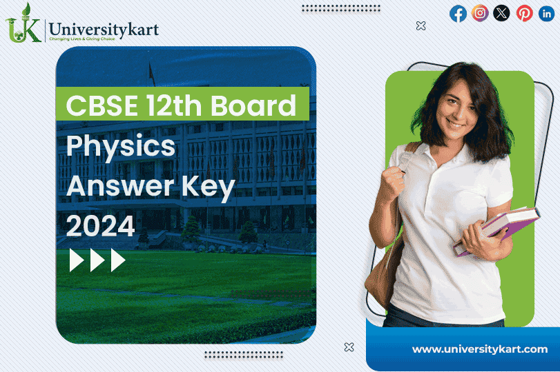 CBSE 12th Board Physics Answer Key 2024