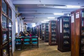 Library of Bishop Moore College in Alappuzha