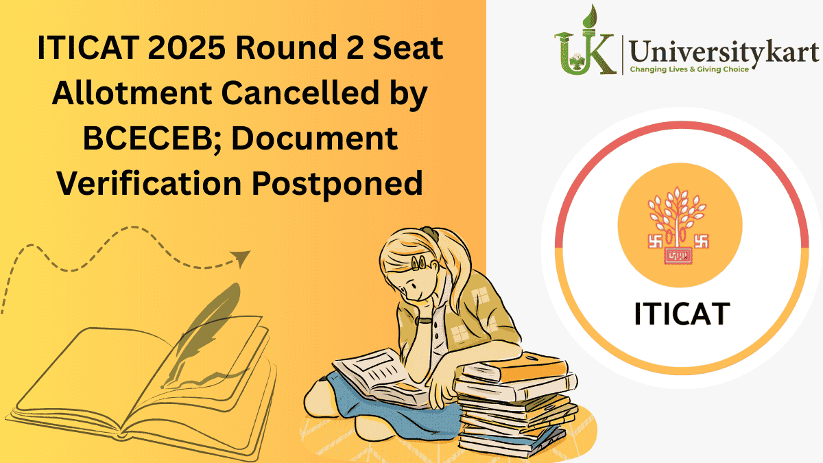 BCECEB Cancels ITICAT 2025 Round 2 Seat Allotment