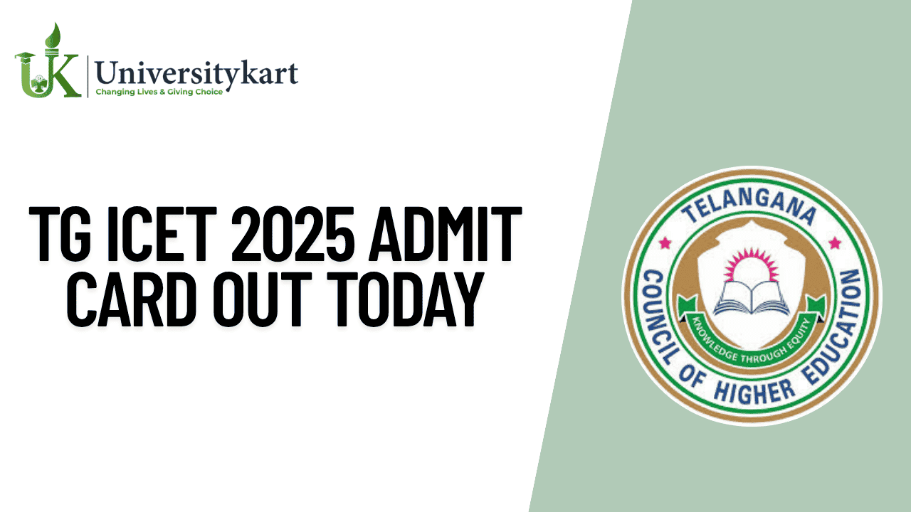 TG ICET 2025 Admit Card Out Today