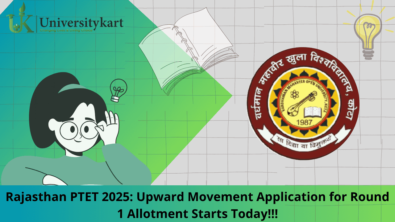 Rajasthan PTET 2025 Upward Movement Application