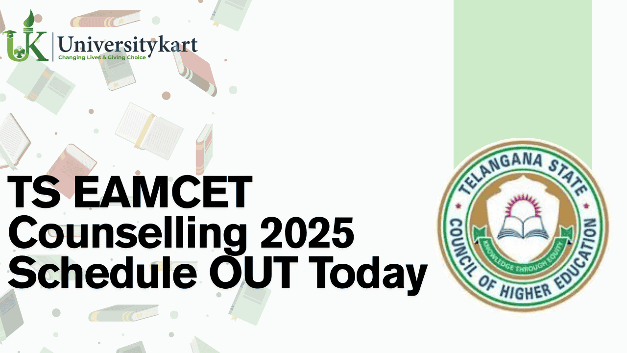 TS EAMCET Counselling 2025 Schedule OUT Today