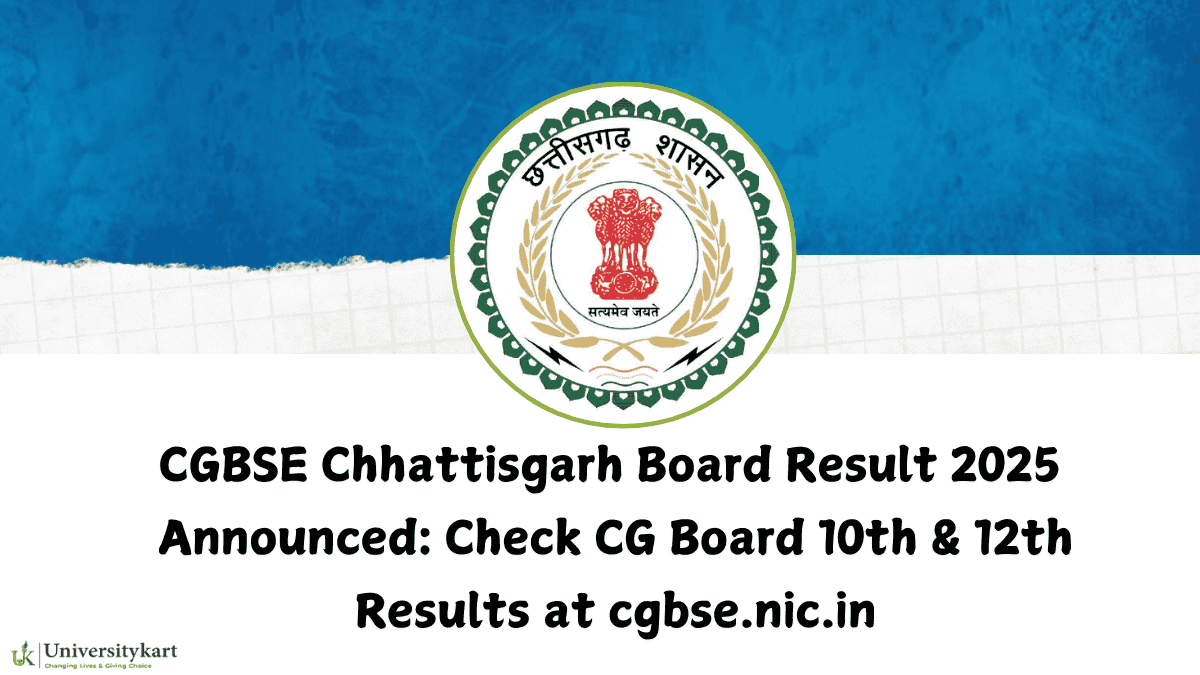 CGBSE Chhattisgarh Board Result 2025